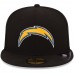 New Era Los Angeles Chargers Black 59FIFTY Fitted Hat 1019853
